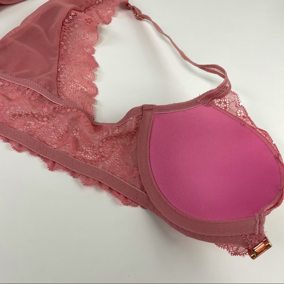 PINK Victorias Secret Bra 32B Date Pushup Padded - Picture 6 of 6